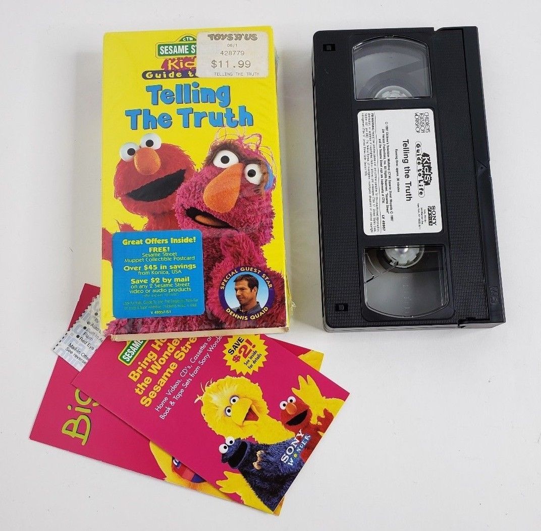 Sesame Street Kids Guide to Life Telling the Truth VHS Very Good 1997 ...