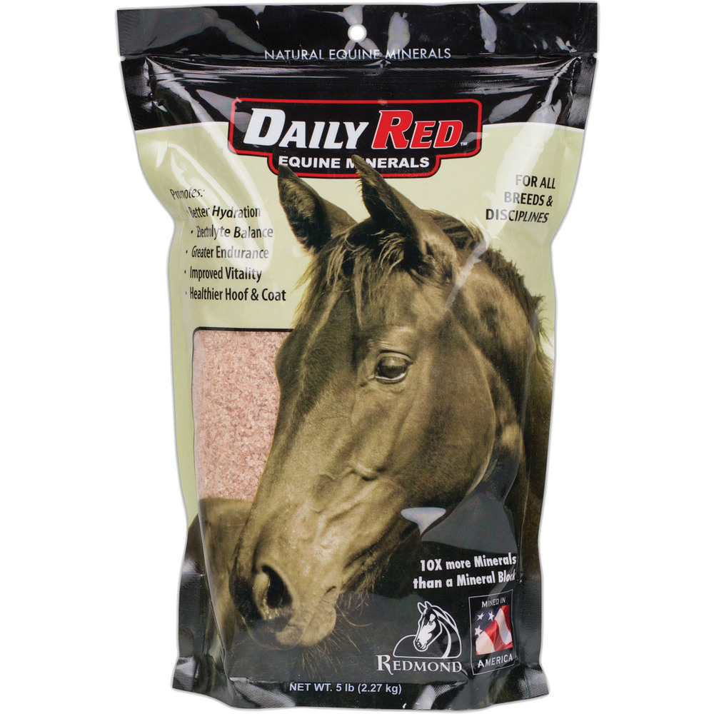 Redmond Minerals Redmond Rock Crushed Salt For Horses 5 Pound