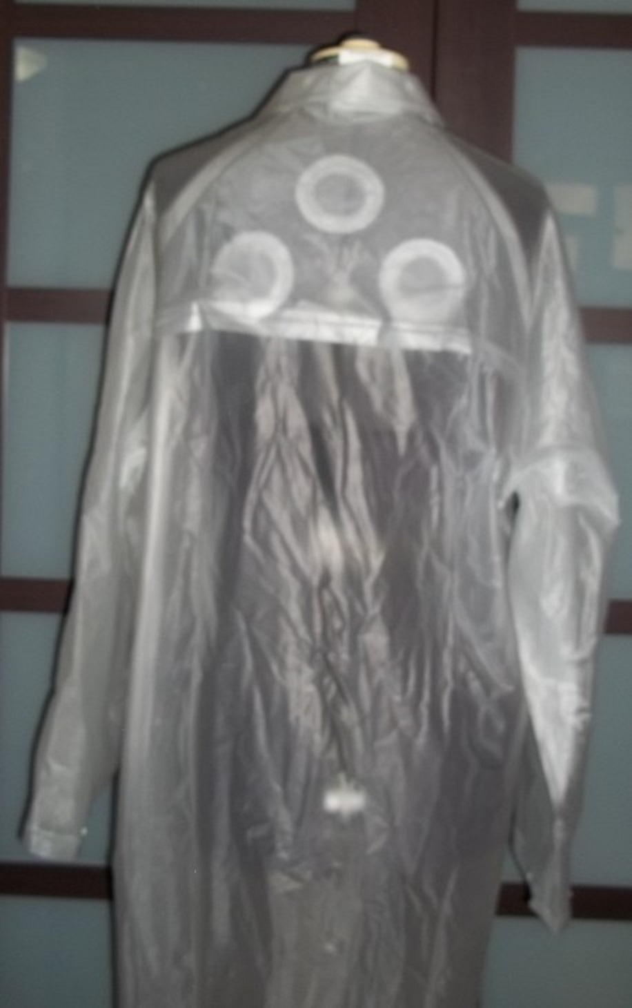 American Psycho Clear Raincoat Patrick Bateman Costume Vinyl Rain Coat ...
