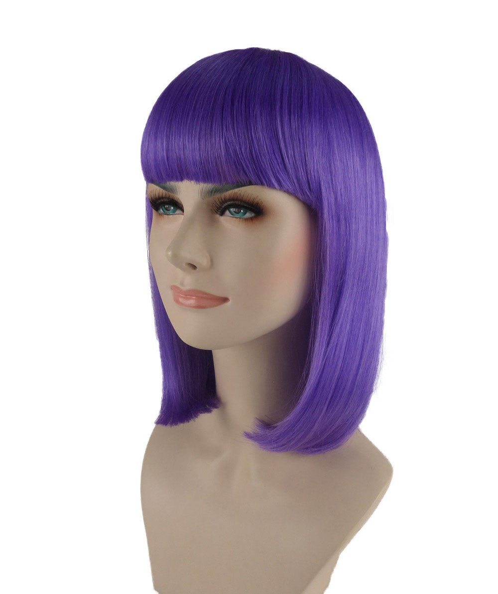 Purple Bob Wig - Wigs & Facial Hair