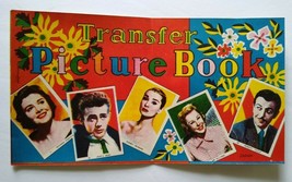 1950s Transfer Picture Book Decal James Dean John Wayne Rock Hudson Gabl... - $37.72