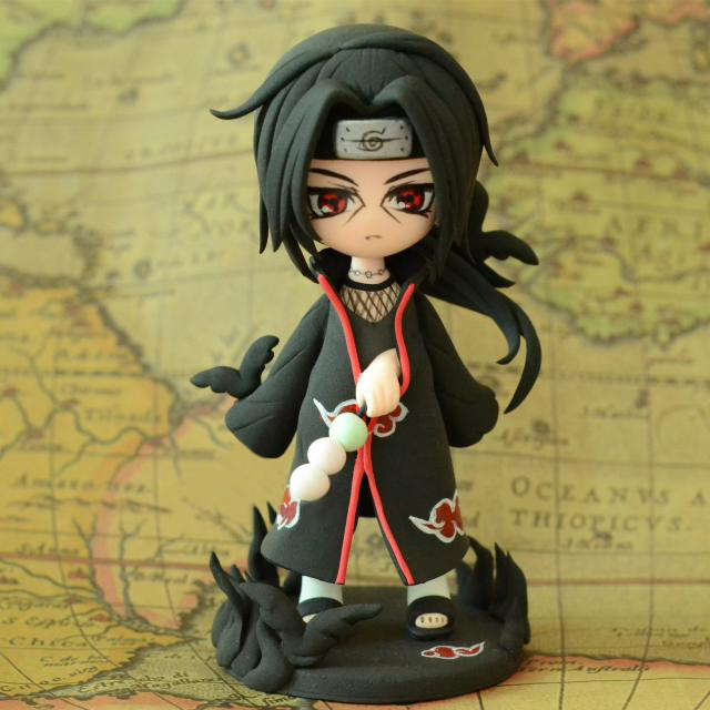 Handmade Naruto Shippuden Itachi Uchiha Nendoroid Figure for Sale