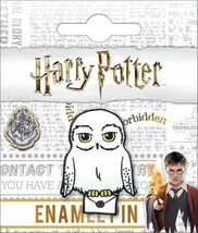 Harry Potter Harrys Owl Hedwig Image Thick Metal Enamel Lapel Pin NEW UNUSED - $7.84
