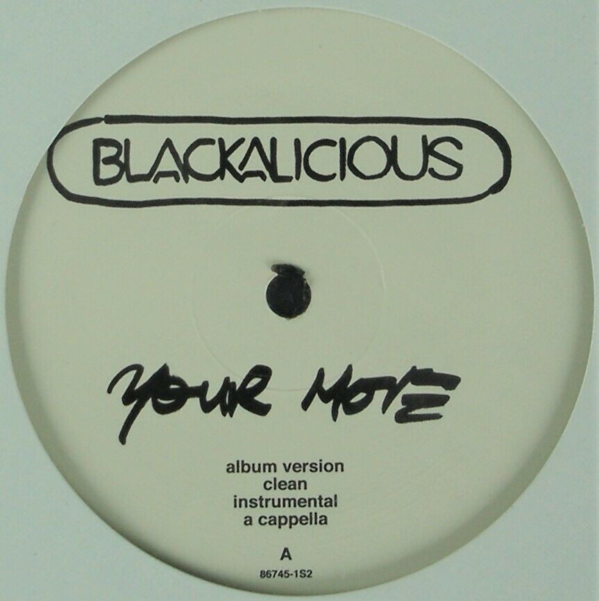 BLACKALICIOUS YOUR MOVE / MY PEN AND PAD 2005 VINYL 12 SINGLE 8 TRKS *SEALED*