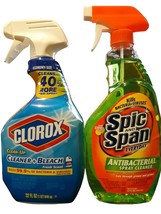 Household Cleaners Bundle: Clean-Up Spray 32 Oz by Clorox & Spic n Span 22 Oz - $20.95