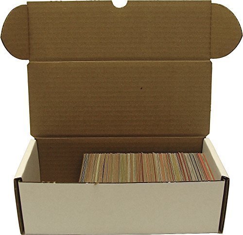 BCW 500 count Storage Box - Corrugated Cardboard Storage Box - Baseball, Footbal