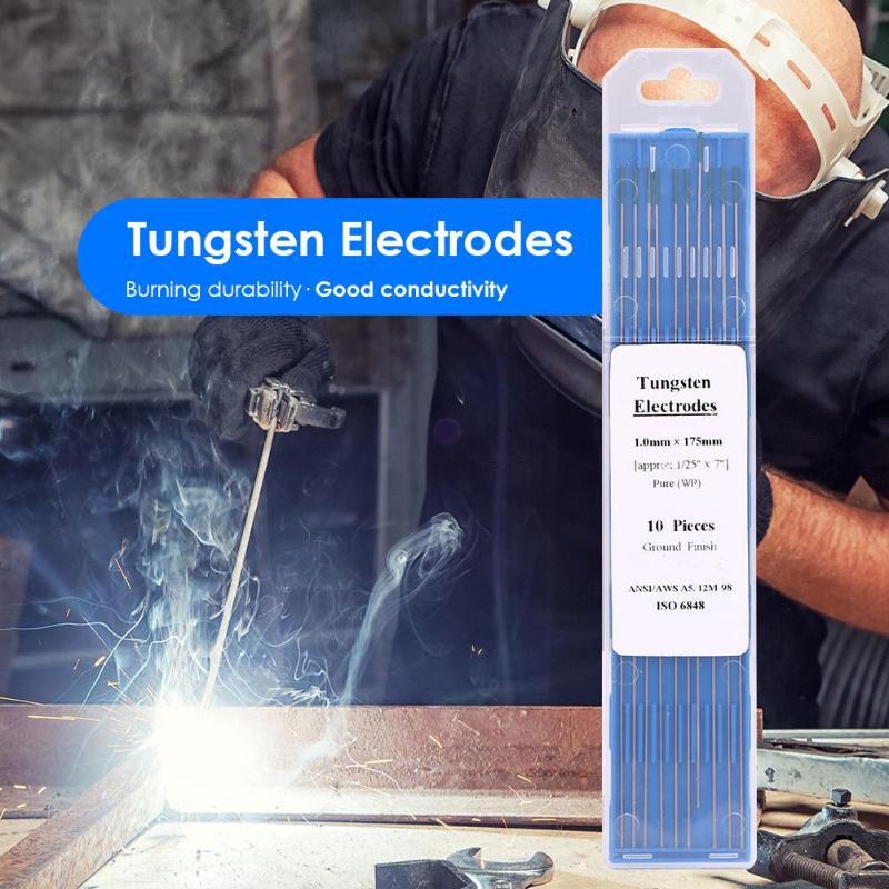 10pcs WP20 Tungsten Electrode Welding Rods for Argon Arc Welding