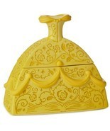 Disney Princesses Beauty &amp; the Beast Belle Dress Ceramic Treasure Jewelr... - £32.90 GBP