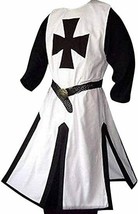 Mens Medieval Crusader Knights Templar Tunic Costumes Renaissance Halloween 