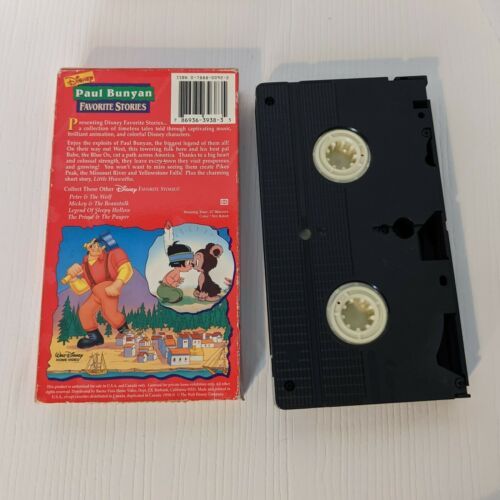 Disney Paul Bunyan - Favorite Stories - VHS (Walt Disney Home Video, CC ...