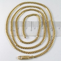 MASSIVE 18K GOLD GOURMETTE CUBAN CURB CHAIN 2.8 MM 20 IN. NECKLACE MADE IN ITALY image 1