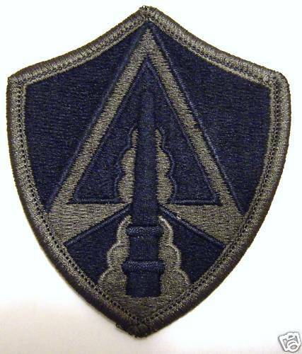ARMY SPACE COMMAND SUBDUED PATCH :MD10-1 - $2.00