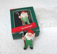 Hallmark 1988 Christmas Ornament Hoe-Hoe-Hoe Orig Box Hang Tag Great Sha... - $22.28