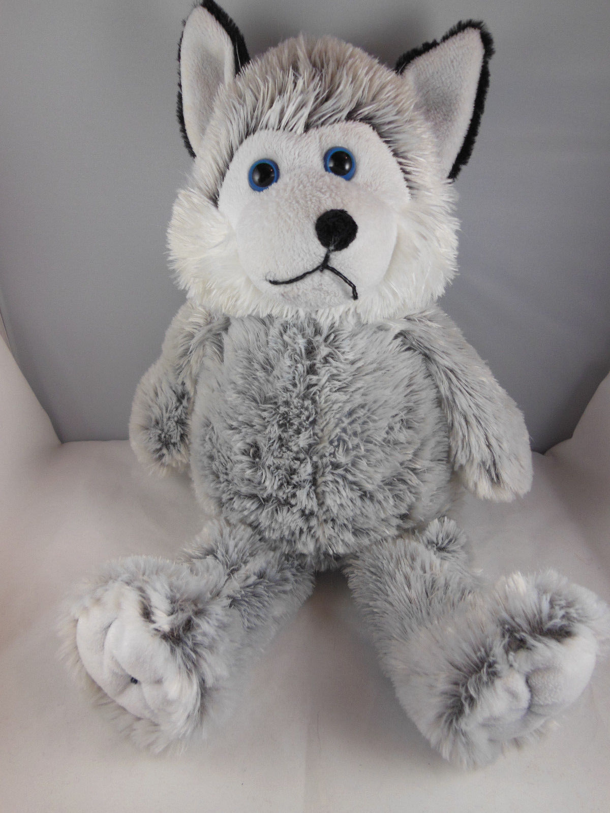 gray wolf stuffed animal