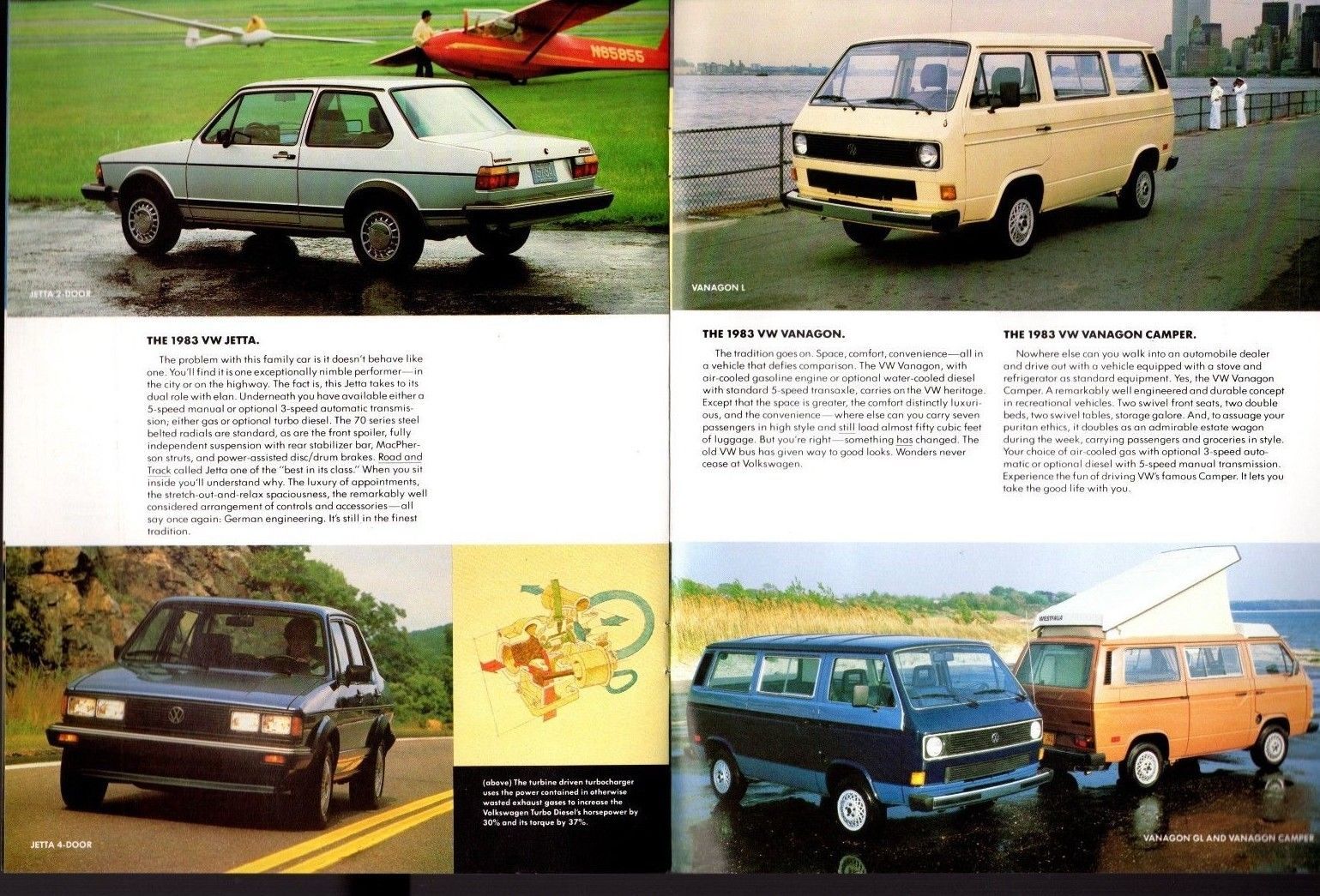 Wagon 1984 Volkswagen Quantum 14-page Original Sales Brochure Catalog