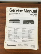 Panasonic SG-P100 Stereo Service Manual *Original* - $18.53