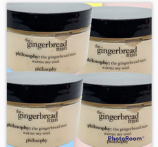 4 pack Philosophy The Gingerbread Man Hydrating Body Cloud Cream 4 oz Se... - $47.51