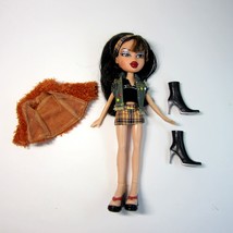 Vintage 2003 MGA Style It Jade Bratz Doll Plus Burnt Orange Fur Jacket - $39.99