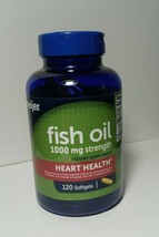 Meijer Fish Oil Supports Cardiovascular Health 1000mg Softgels, 120 Count - $15.35