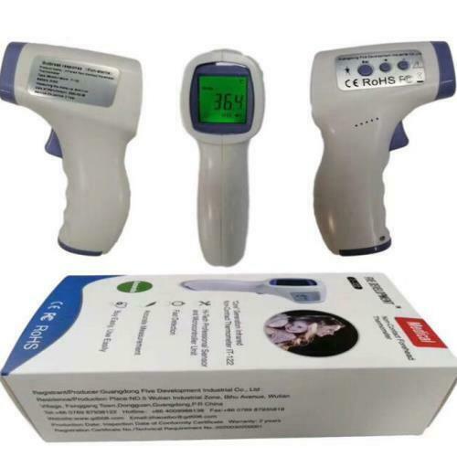 RoHS CE NonContact Infrared Thermometer Gun LCD Digital Forehead Fever