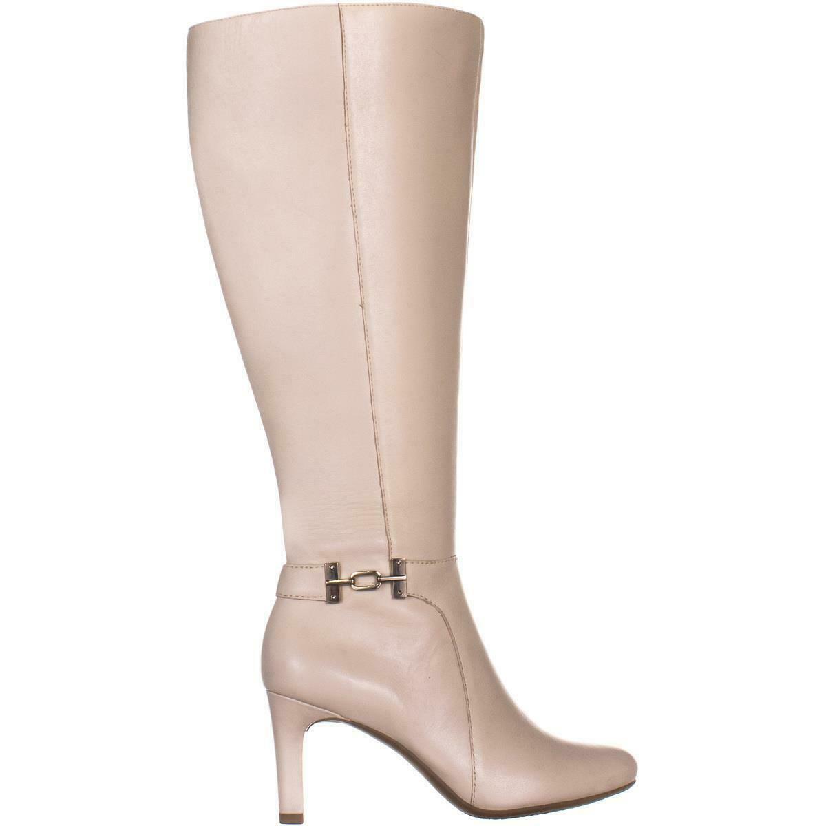 off white wide calf boots