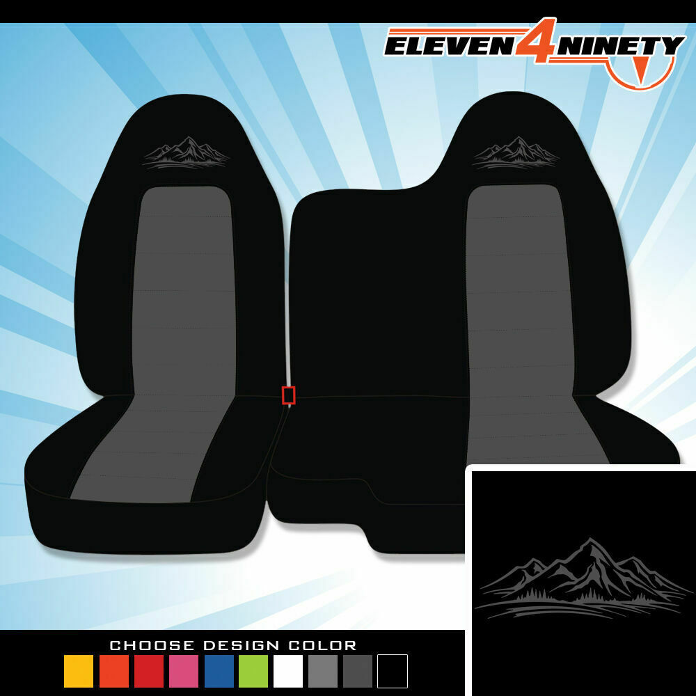 Designcovers For Chevy Colorado Front Seat Cover 20042012 Design Black