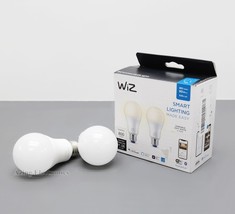 WiZ 603647 A19 Smart LED Soft White (2-pack) image 1