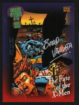 Brad Vancata SIGNED 1993 Marvel Universe Art Card ~ Fate of the X-Men - $14.84