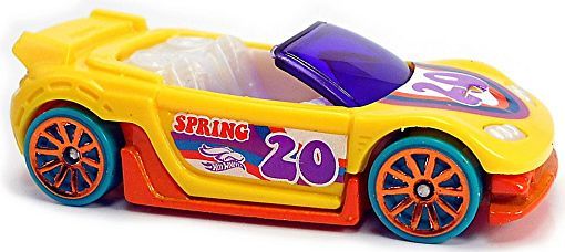 Hot Wheels Spring 2020 Trak-Tune Yellow Die-Cast 1:64 Scale Easter New Release 
