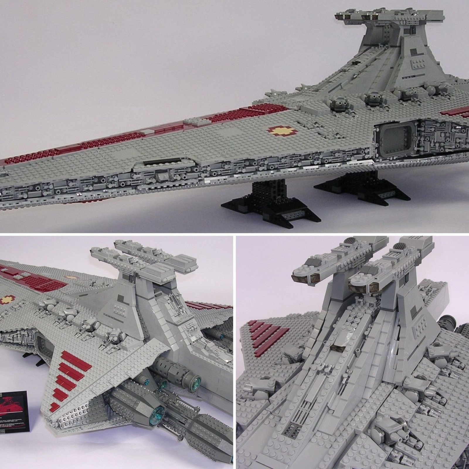 Lepin 05077 Republic Cruiser Venator Class Destroyer Star Plan blockst ...