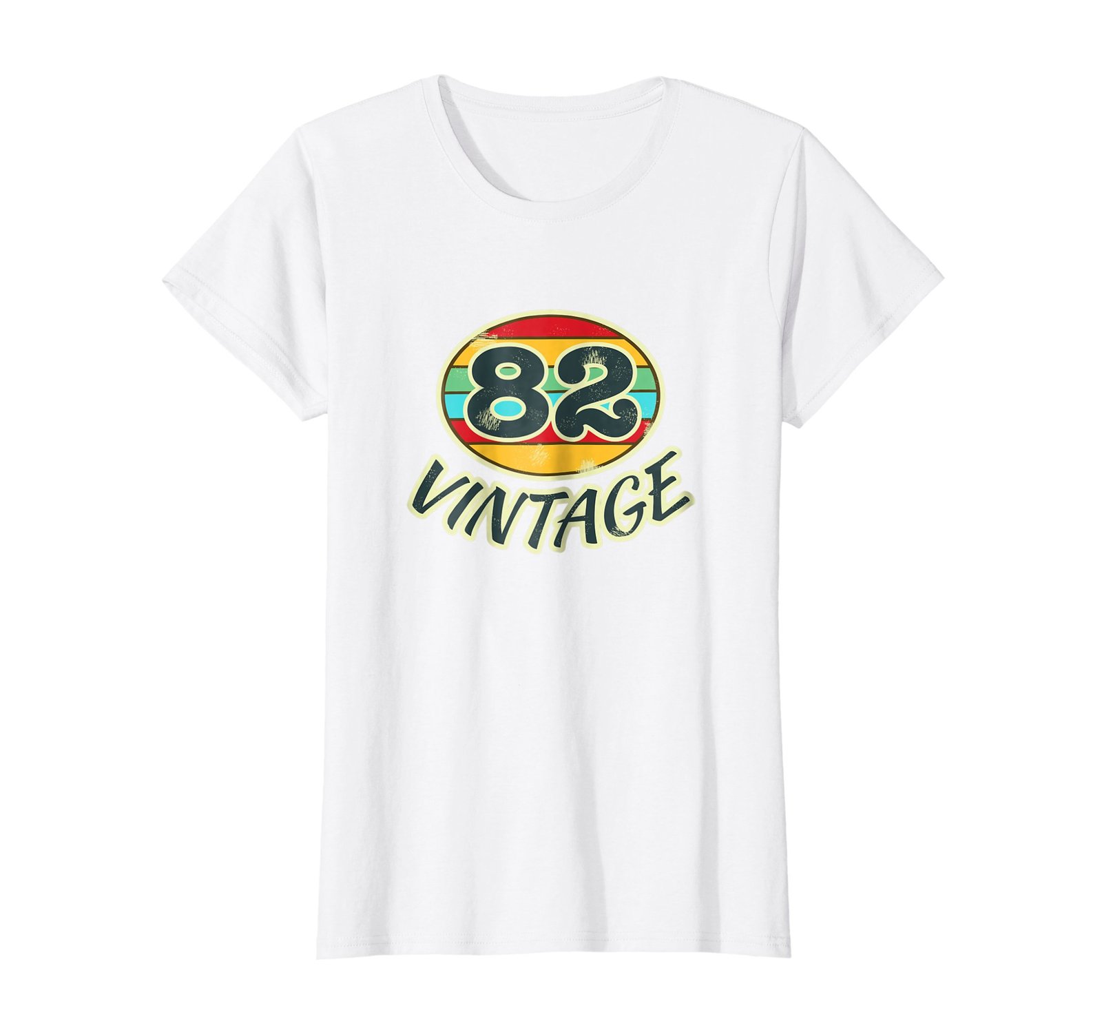 Funny Shirts - DOB 1982 TShirt Vintage Retro 82 Birth Year Tee Shirt Wowen