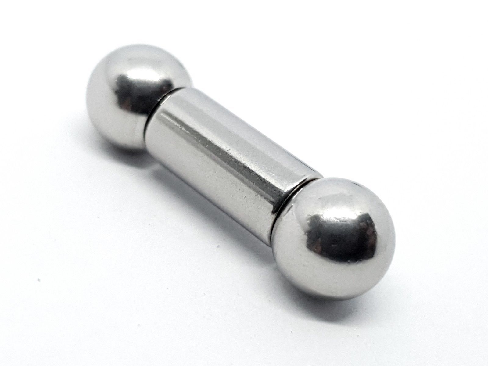 Large Barbell Piercing Bar Heavy Gauge Titanium 2g (6mm) 8mm Ball 26mm