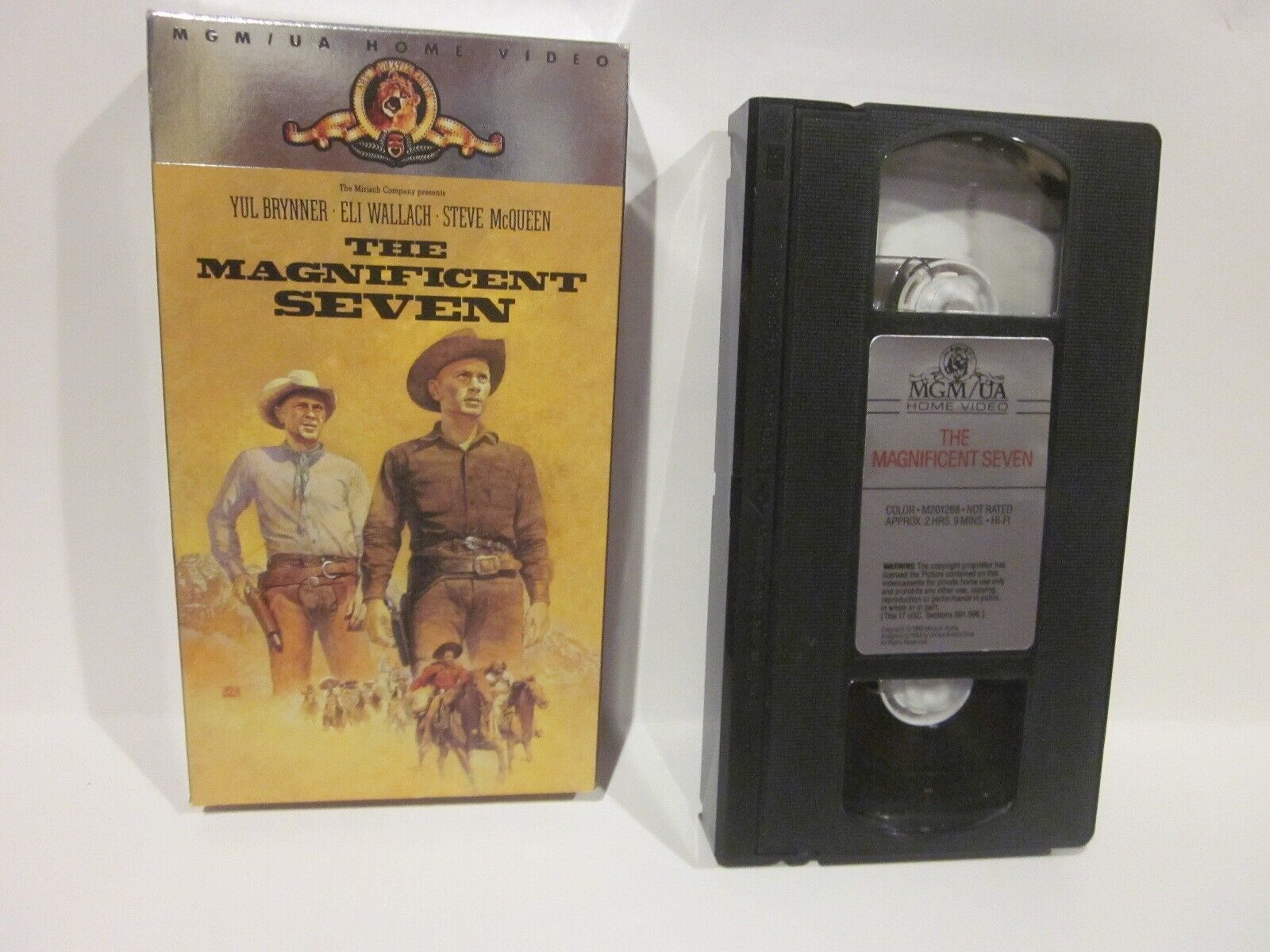 The Magnificent Seven (VHS) Yul Brynner Steve McQueen - VHS Tapes