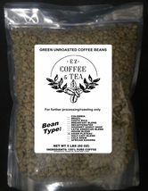 EZ Coffee and Tea Asian Plateau Blend Green Coffee Beans - 5 LB (80 oz) - $47.50