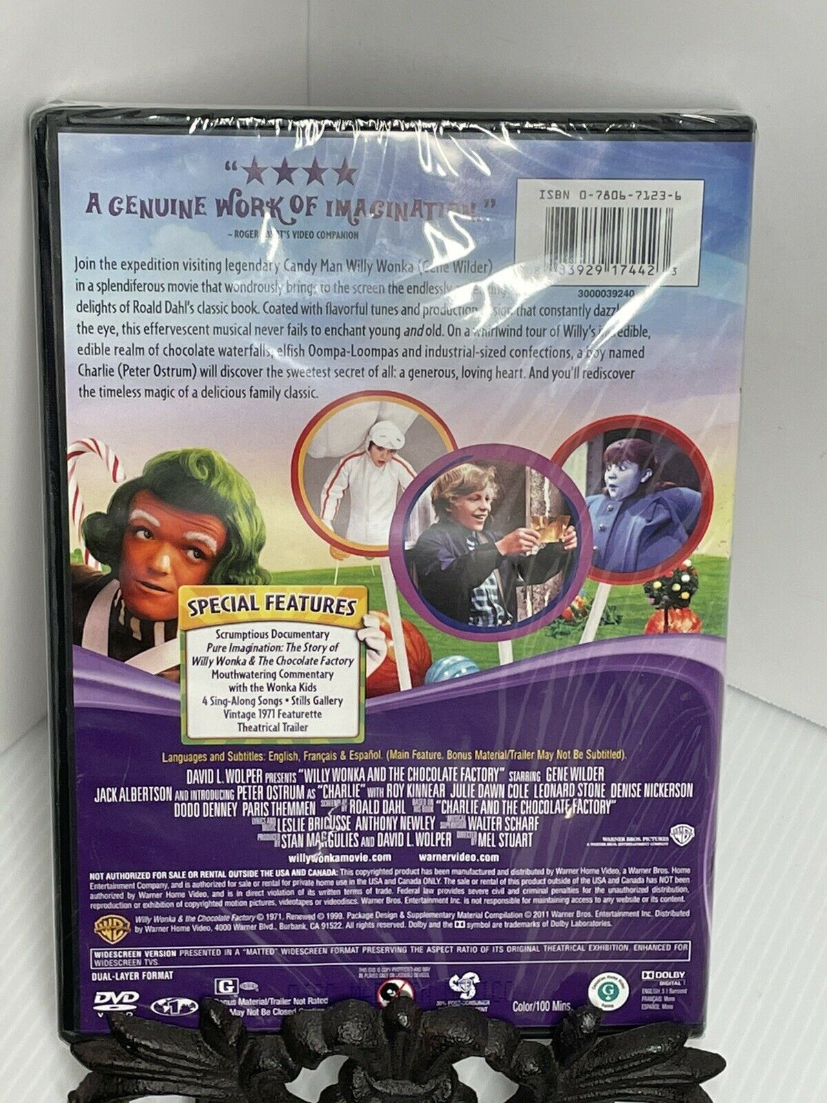 Willy Wonka and the Chocolate Factory (DVD, 2011, 40th Anniversay ...