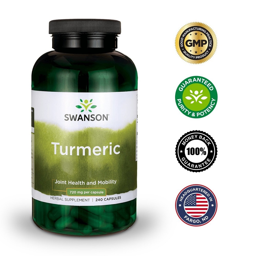 Swanson Turmeric Curcumin Antioxidant Joint Health 720mg 240 Caps x 2