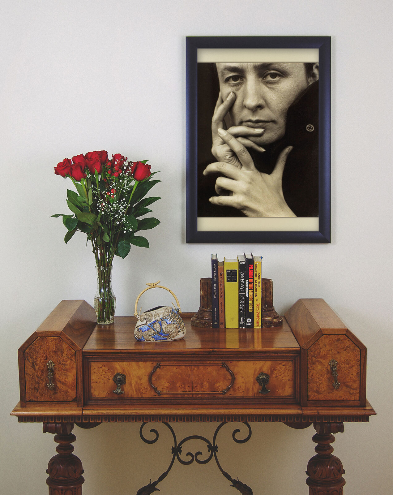 Alfred Stieglitz; O'Keeffe Hands 1918; Custom Printed Photo