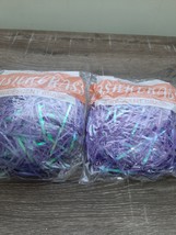 (2)  Easter Basket Grass Iridescent Purple. New - $11.76