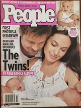 Brad and Angelina introduce The Twins! People Double Issue Aug 18 2008 m... - $8.95