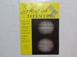 Sky and Telescope Magazine 1972 January Moon Galaxies Astronomy Vintage U4 - $29.99
