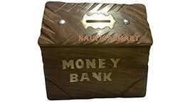Gift for Christmas or Birthday to Your Loved Ones Handcrafted Wooden Money Box S