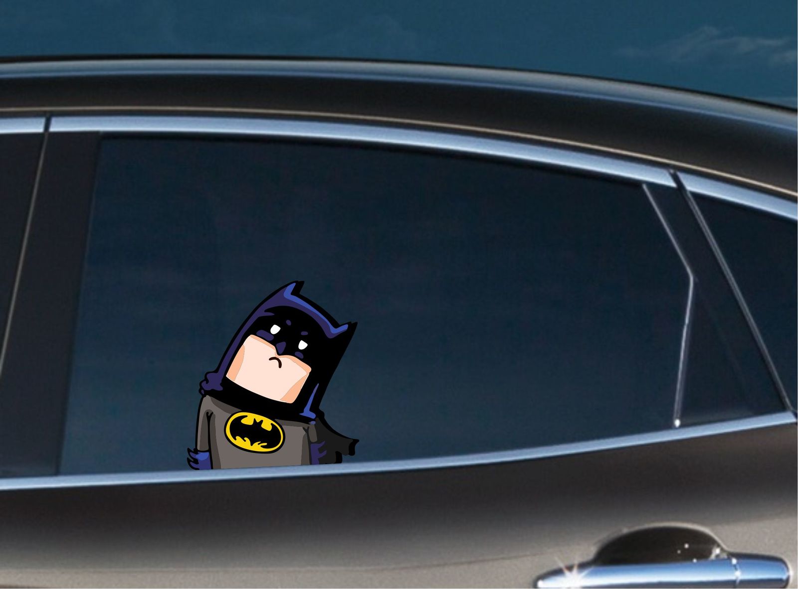 Batman Peeker Peeking Window Vinyl Decal Super Heroes Stickers DC Comics