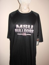 NEW MSU Bulldogs Champion (CHAFK) NCAA Men&#39;s Short Sleeve Crew Neck RA T... - $16.82