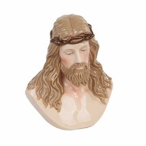 PTC 5.13 Inch Jesus Crown of Thorns Fine Porcelain Bust Figurine - $15.11