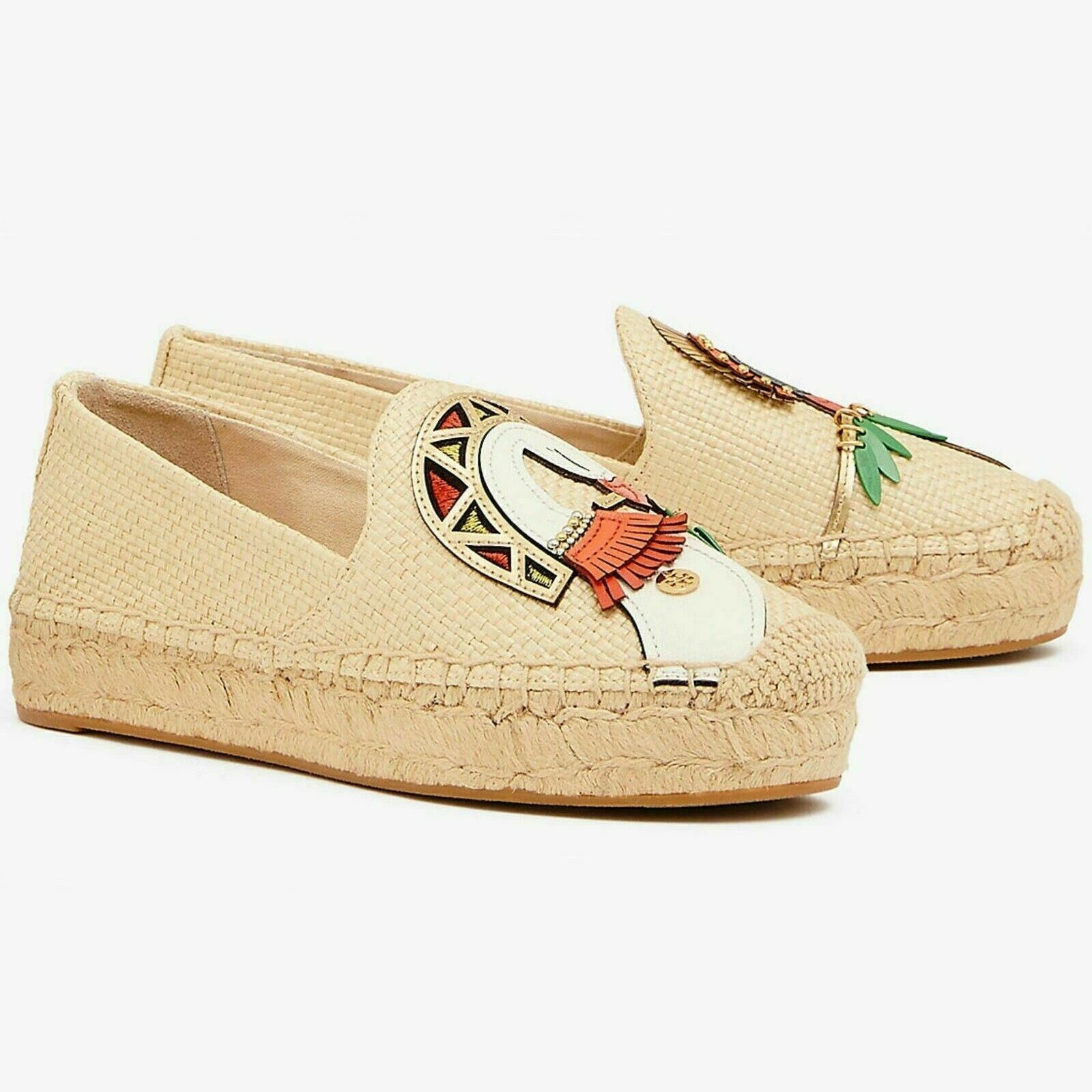 tory burch parrot espadrille
