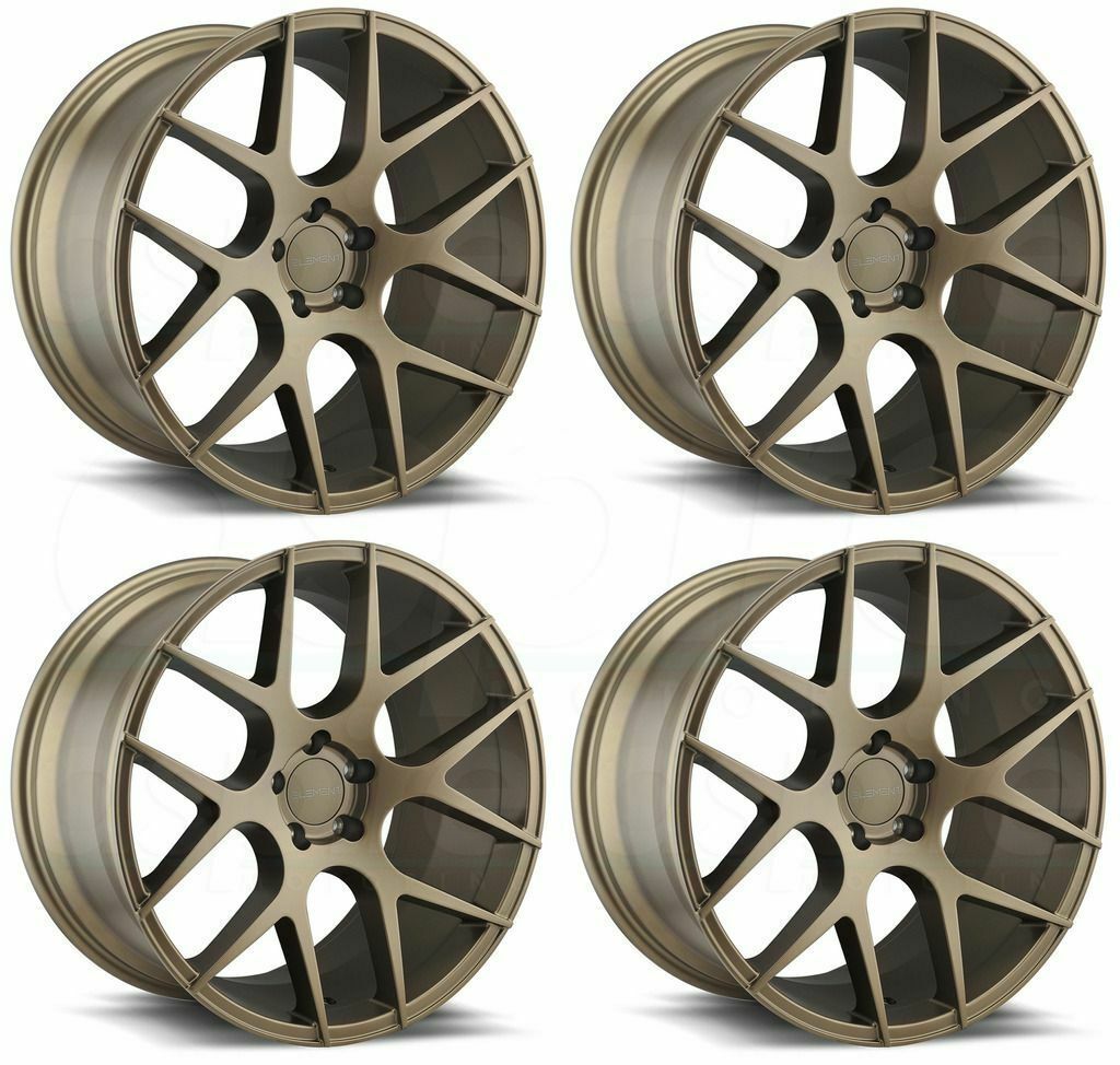 20x9 Element EL1187 5x112 35 Bronze Wheels Rims Set(4) Wheels