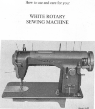 White 659 Rotary Model Sewing Machine Instruction Manual - $10.99