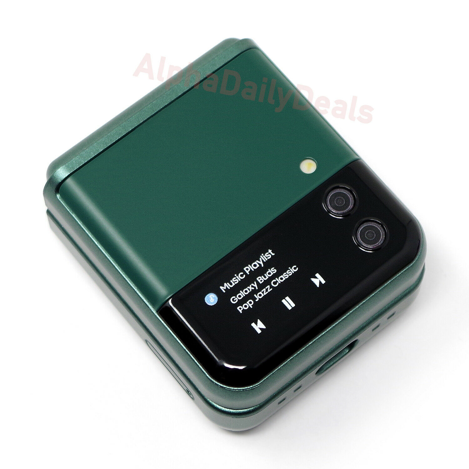 Samsung Z Flip 3 Cover Case for Galaxy Buds2 Buds Pro Live Green