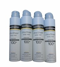 4 Neutrogena Ultra Lightweight Sunscreen Spray, SPF 100+ 5oz 2022 Discontinued - $148.50