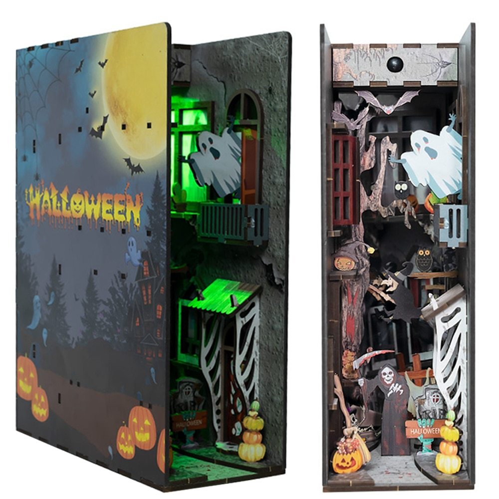 Cutebee Diy Book Nook Shelf Insert Bookend and similar items